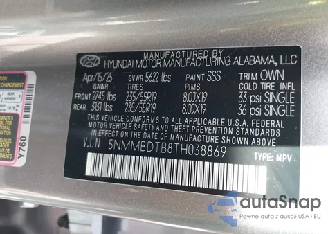 2026 Genesis Gv70 2.5T Advanced from USA, damaged, VIN 5NMMBDTB8TH038869